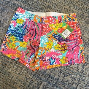 Lilly Pulitzer Callahan Short in Fishing for Compliments - Size 10 NWT